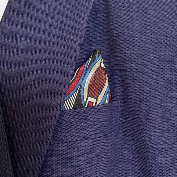 VTG NOS Oleg Cassini Women's Blazer Dbl Breasted Power Jacket Modern Shoulders - Picture 3 of 7